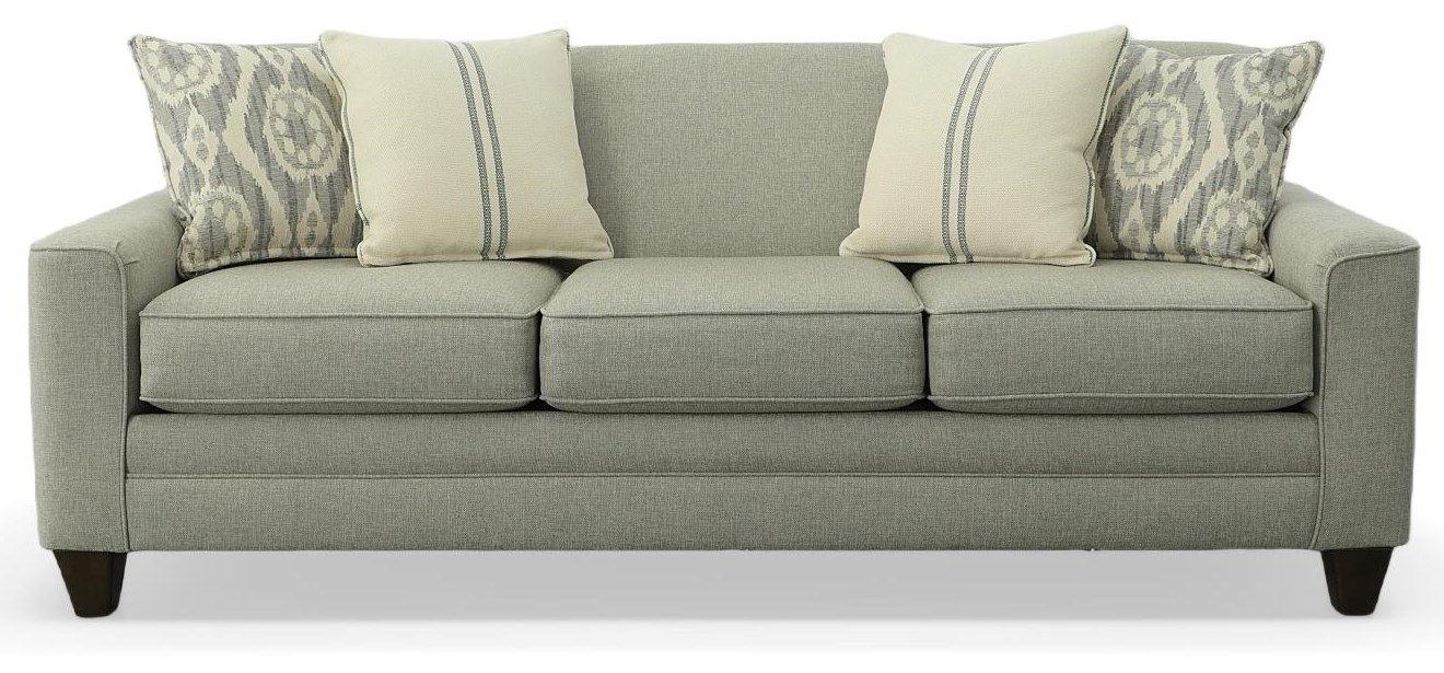 Bassett Lyndon 2793 72 1495 19M Sofa with Throw Pillows Esprit